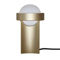 tala - lampe de table loop s + sphere iii - or/lxpxh 12,5x12,5x22cm/dimmable/ / 1x led 8w/600lm/cri95+/dim to warm 2000 -> 2800k