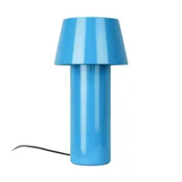 hana - lampe de table bll - bleu clair ral 2406040/peinture haute brillance/h x ø 47,5x19cm/e27