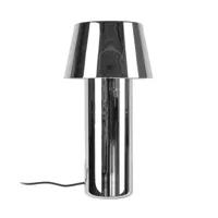 hana - lampe de table bll - chrome/h x ø 47,5x19cm/e27
