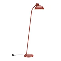 fritz hansen - lampadaire kaiser idell™ 6556-f - rouge vénitien/brillant/lxh 22,5x125cm/câble noir