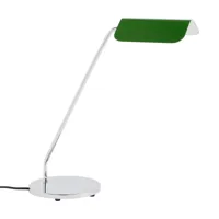 hay - lampe de bureau apex - vert émeraude/laqué humide/lxlxh 16x38.8x38cm/douille e14 max. 8w/ avec interrupteur