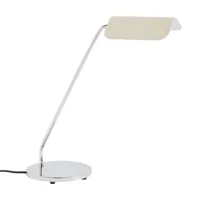 hay - lampe de bureau apex - blanc huître/laqué humide/lxlxh 16x38.8x38cm/douille e14 max. 8w/ avec interrupteur