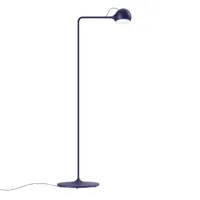artemide - lampadaire/lampe de lecture led ixa - bleu/peint/lxh 42.2x105.3cm/1x led 10w/2700k/cri 90/dimmable