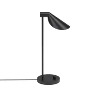 fritz hansen - lampe de bureau led ms021 - noir/revêtement pvd/lxhxp 17,1x40x13cm/10w/2700k/503lm/dimmable