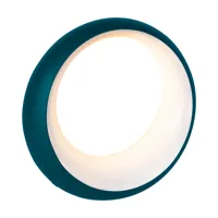 fermob - lampe de table led hoopik - bleu acapulco/texturé/lxlxh 24x8,6x23cm/led 10w/2700k/4000k/200lm/dimmable 10-100%