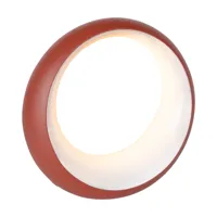 fermob - lampe de table led hoopik - rouge ocre/texturé/lxlxh 24x8,6x23cm/led 10w/2700k/4000k/200lm/dimmable 10-100%