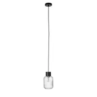 contemporary style - lustre 1luce showy transp-black