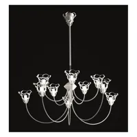 selene - lampe suspendue en métal anais, disponible en deux couleurs attrayantes