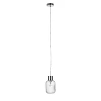 contemporary style - lustre 1luce showy transp-silver