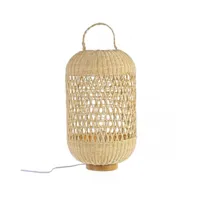 contemporary style - lampe de table jazar natural d31, prix en stock sur de nombreux produits