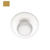 plafonnier/applique funnel - feuille d'or - ø 35 cm