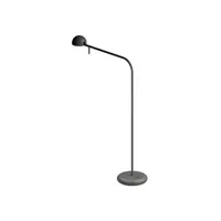 lampe de table pin - noir mat - bras du luminaire long