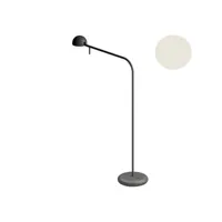 lampe de table pin - crème mat - bras du luminaire long