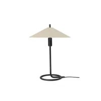 lampe de table filo carrée - noir/ cachemire