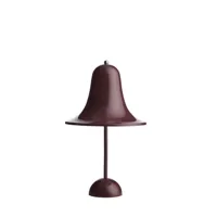 lampe de table portable pantop - burgundy