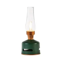 lanterne led portative à haut-parleur bluetooth - vert