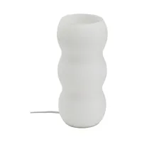 lampe à poser h. 26 cm lizzy blanche