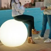 boule sphère lumineuse moovere 80cm outdoor lumière froide