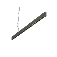 suspension linéaire décorative à barre droite noire, 3000k