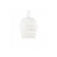 suspension blanche karma 1 ampoule diamètre 30 cm