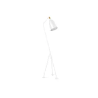 tripod design floor lamp - lampadaire - hopper blanc
