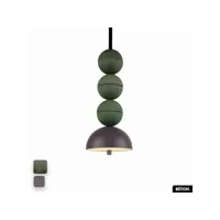 lampe de suspension en béton - bosfor concrete  asperge - sparrow  3 balles  led 14w