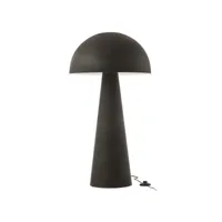paris prix - lampadaire design champignon 95cm noir mat