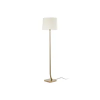 faro rem - lampadaire abat-jour tappered rond beige, e27