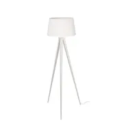 paris prix - lampadaire trépied design renaya 150cm blanc