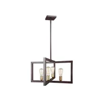lampe de plafond au design rétro - lampe suspendue - robson doré