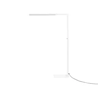 lampadaire en métal blanc 194 cm à led sagitta 371592