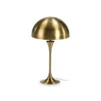 lampe de table métal doré volumn