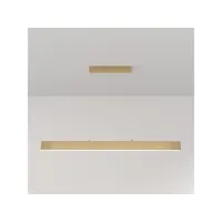 maytoni step plafonnier suspendu bar doré, 118,5 cm, led intégrée 4000k
