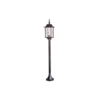 lampadaire wexford, noir argent, 123 cm