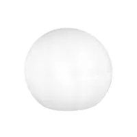boule lumineuse sur batterie buly en polyéthylène blanc