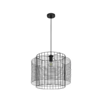lampe de plafond rétro - lampe suspendue design - lars noir