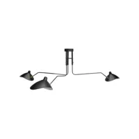 lampe de plafond - lampe flexo - 3 bras - george noir