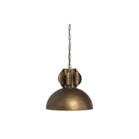 lampe à suspendre en métal e27 suspension - laiton - polished polished 160x40x40 cm coloris doré