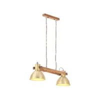 lampe suspendue industrielle 25 w laiton 109 cm e27
