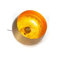 lampe à poser samuel dorée ø 50 cm - amadeus