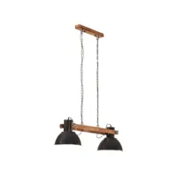vidaxl lampe suspendue industrielle 25 w noir 109 cm e27 320527