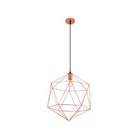 lampe de plafond - lampe suspendue au design vintage - lara rose or