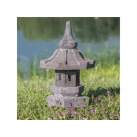 lampe de jardin japonais en pierre de lave 50cm lamp3