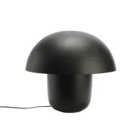 lampe champignon noir 38 cm - amadeus