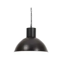 vidaxl lampe suspendue 25 w noir rond 48 cm e27 320565