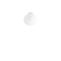 ideal lux cotton plafonnier globe blanc 30cm
