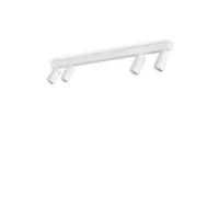 ideal lux profilo spot de plafond à 4 lumières bar blanc