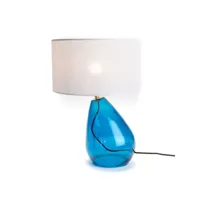 lampe balance bleu 56 cm