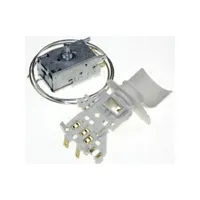 thermostat + support lampe en remplacement thermostat a130681r  pour refrigerateur whirlpool