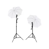 kit de studio photo avec lampes toile de fond et réflecteur ofe47538 meuble pro